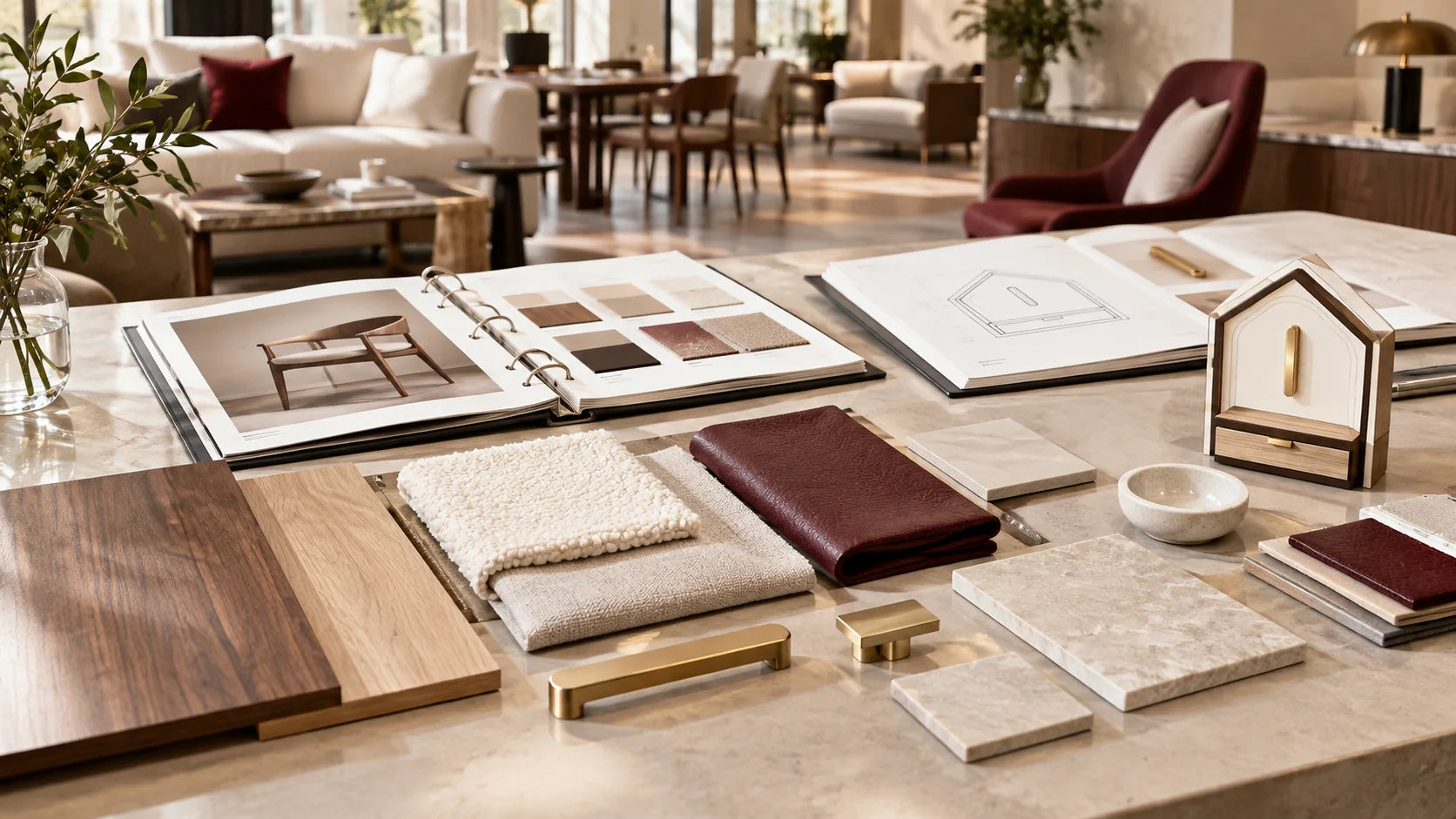 Furniture material and finish selection